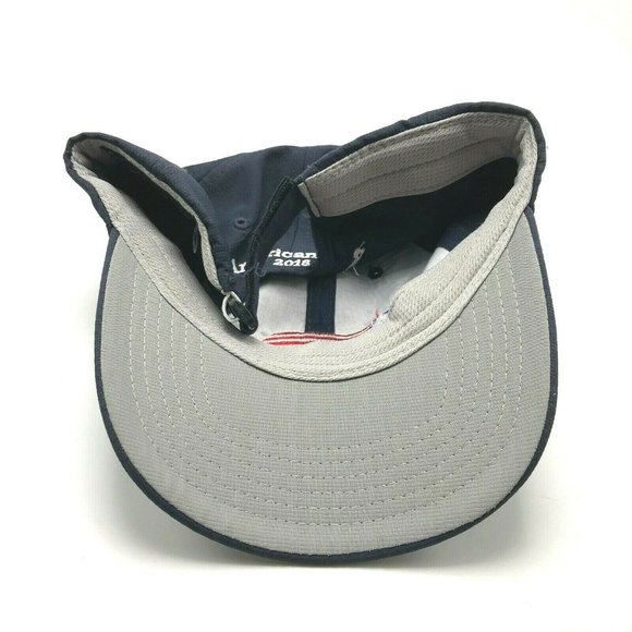 American Cruise Lines Hat Cap Strapback Navy Blue Patriotic Vacation Small Ship - Picture 7 of 9